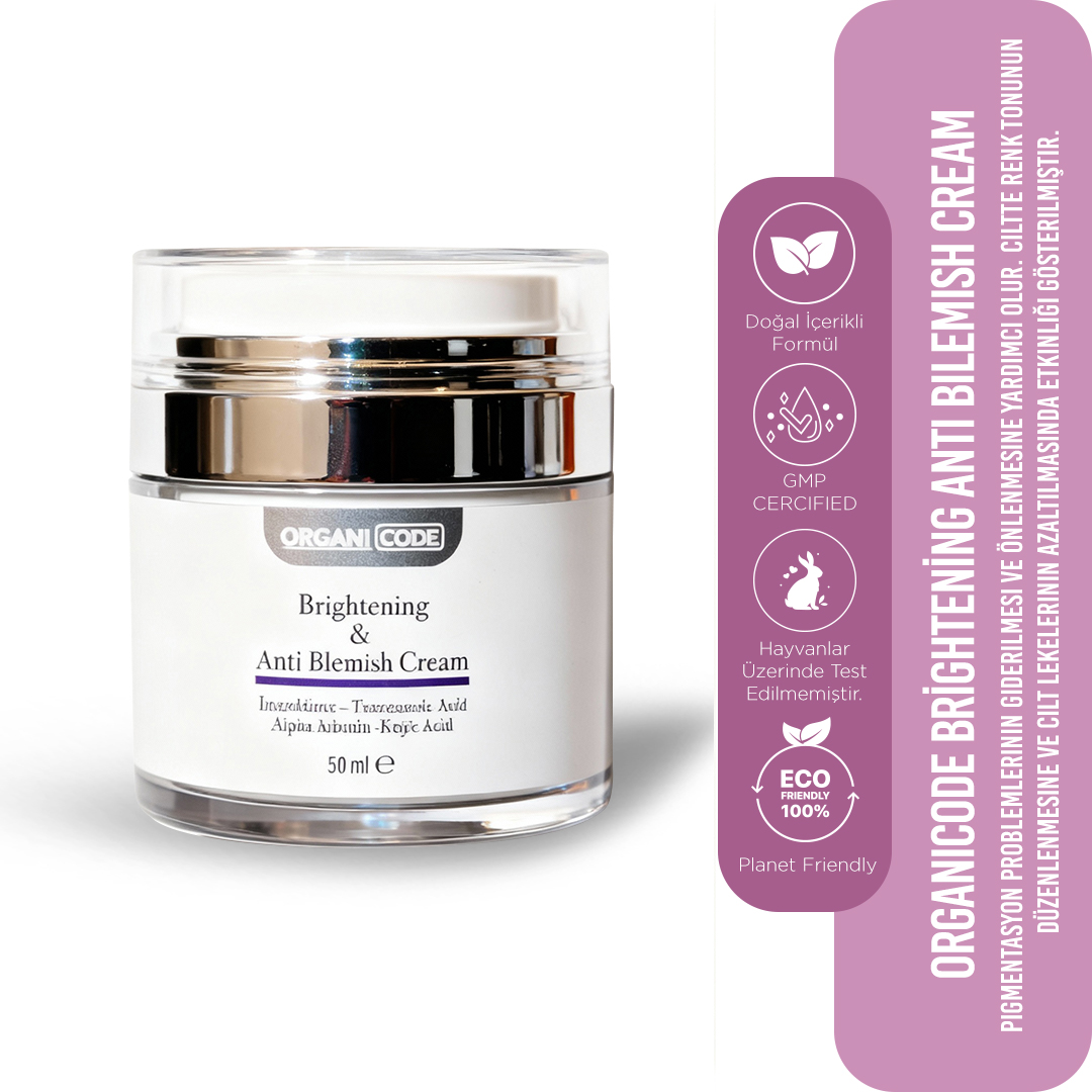 ORGANICODE BRİGHTENİNG ANTI BILEMISH CREAM
