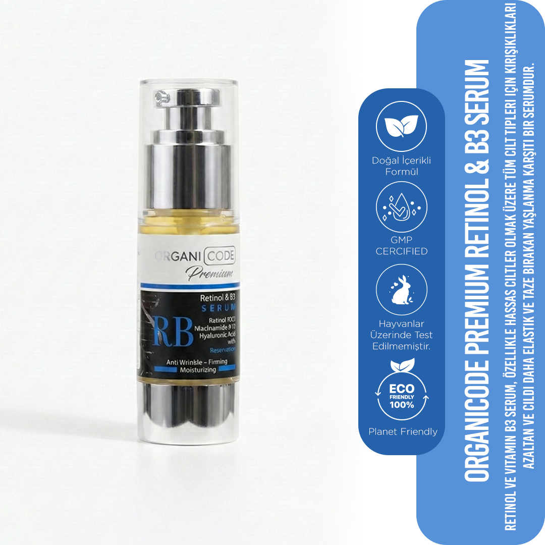 ORGANICODE PREMIUM RETINOL & B3 SERUM 30 ML