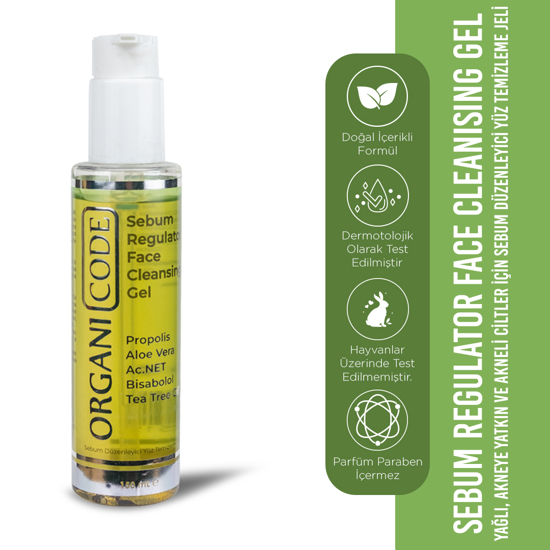 ORGANICODE SEBUM REGULATOR FACE CLEANISING GEL