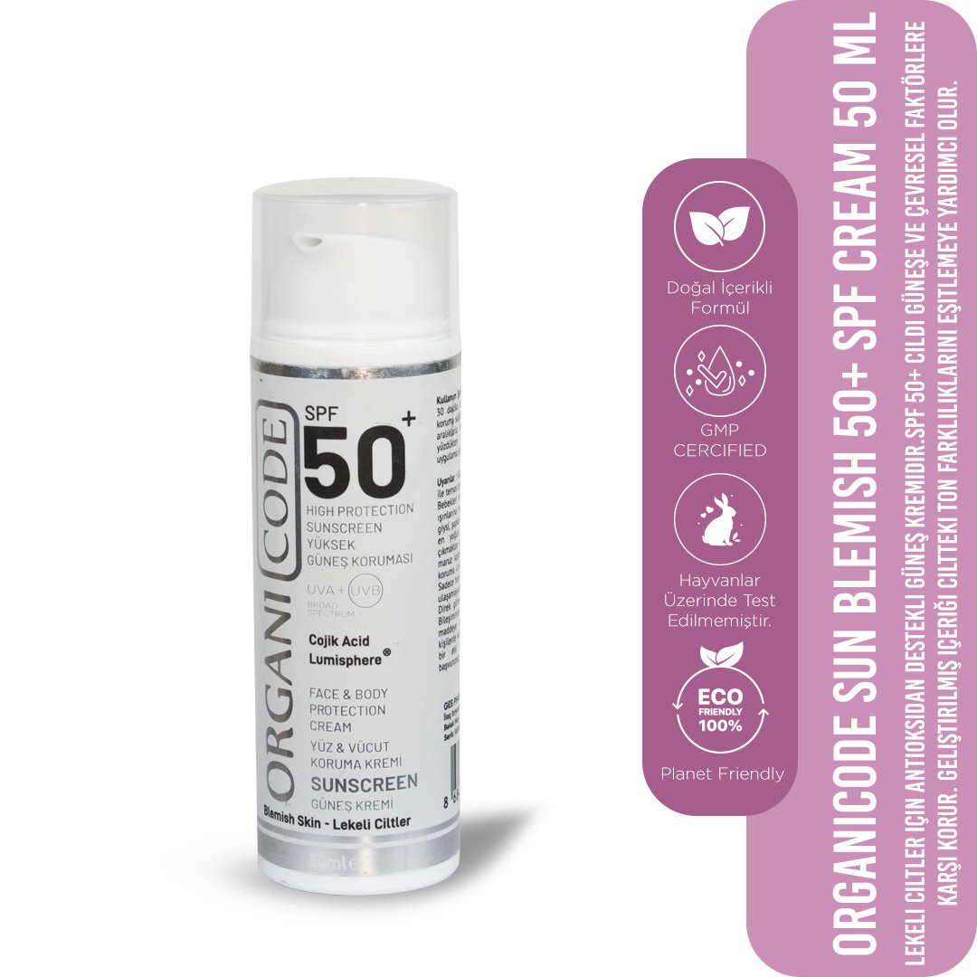 ORGANICODE SUN BLEMISH 50+SPF CREAM