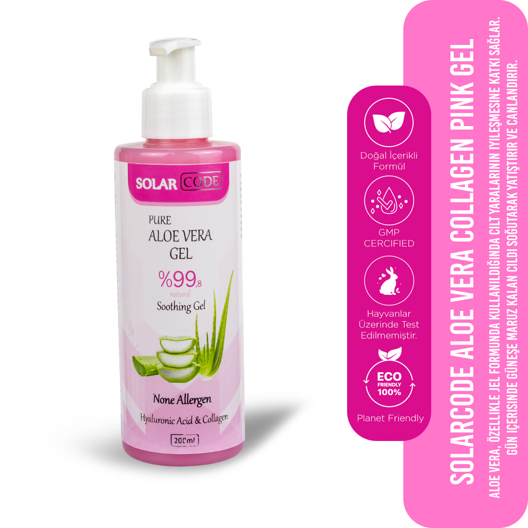 SOLARCODE ALOEVERA COLLAGEN (PİNK) GEL