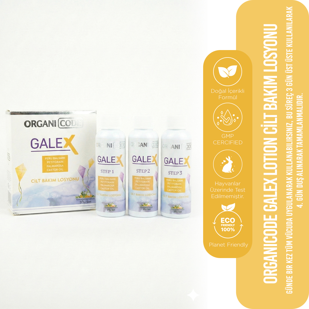 ORGANICODE GALEX YELLOW LOTION 3X100 ML